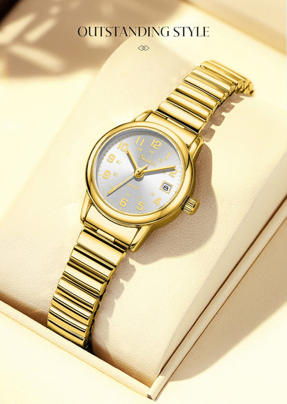 SUNKTA Women's Quartz Wristwatches Top Brand Luxury Bracelet Watch Gift For Women Fashion Simple Sport Waterproof Ladies Watch