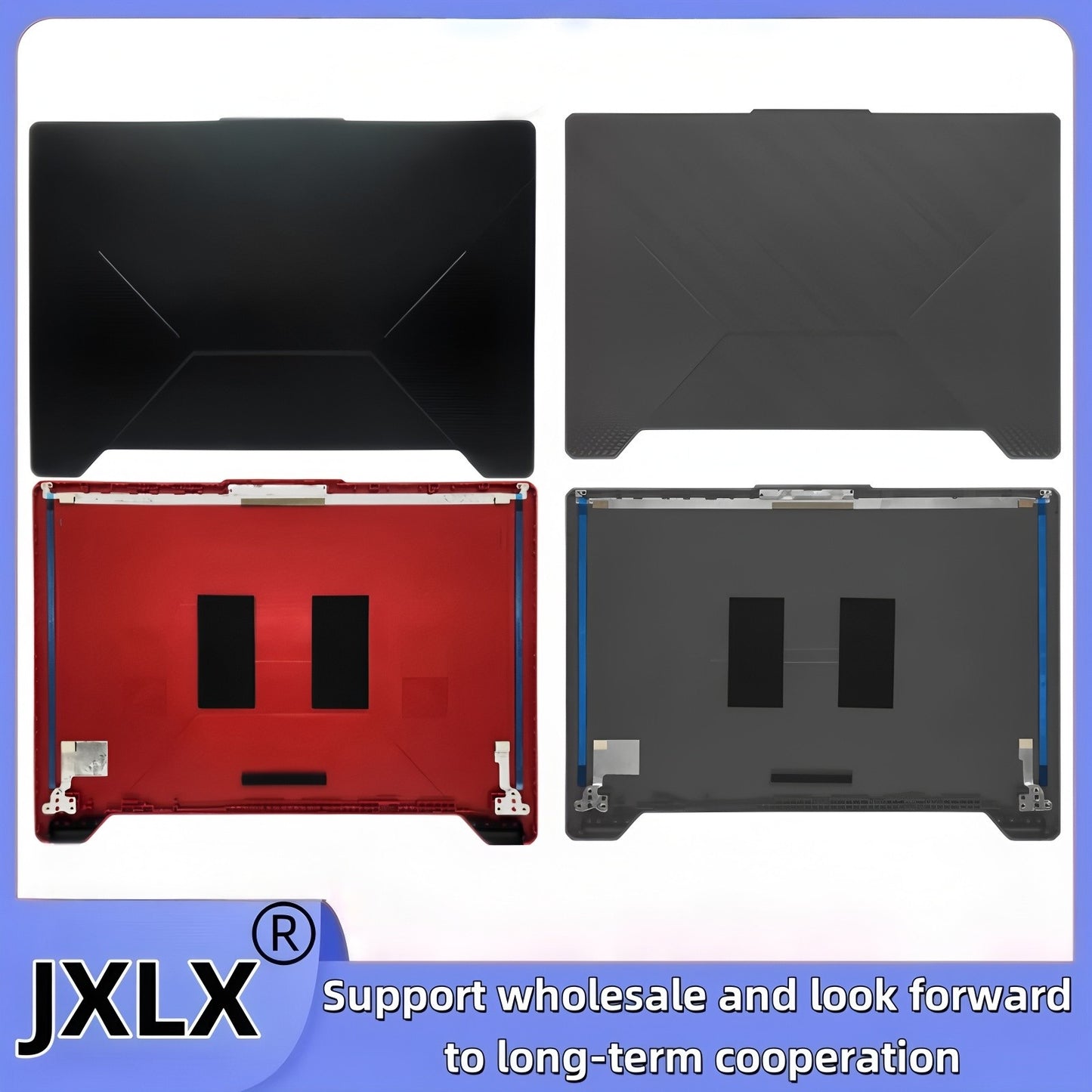 JXLX® Novo Para Asus A15 F15 FX506 FA506 FA506Q FA506U FX506U FX506H Tampa Traseira LCD/Painel Frontal LCD/Tampa do Palmrest/Tampa Inferior