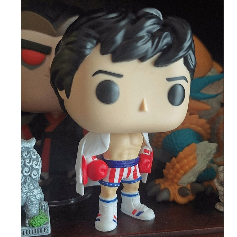 Funko Pop Rocky Boneco Filme Balboa Enfeite Ivan Drago Modelo Brinquedos Clubber Lang Boneco Figura de Vinil Presentes Colecionáveis