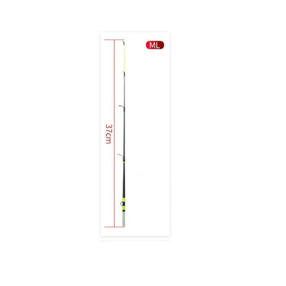 Vara de Pesca no Gelo de Inverno 2 Seções Ultraleve Design Tipo Giratório Vara de Pesca 52cm de Comprimento Vara de Pesca Ultraleve Pesca de Inverno