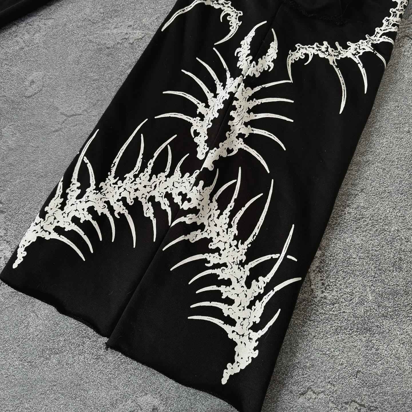 2025 Tendência Moda Rua Punk Hip-hop Calça Solta Masculina Retrô Harajuku Y2K Versátil Calça Casual Feminina Oversized