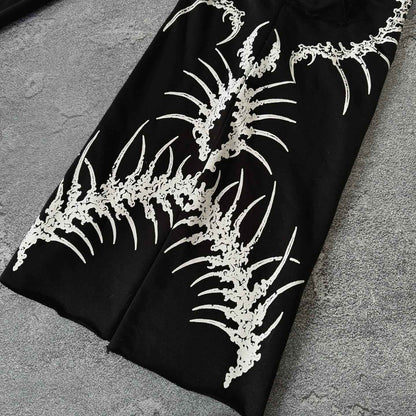 2025 Tendência Moda Rua Punk Hip-hop Calça Solta Masculina Retrô Harajuku Y2K Versátil Calça Casual Feminina Oversized