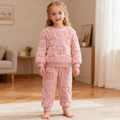 Children's Pajama Sets Tops + Pants 2Pcs Kids Pajamas Winter Girl Clothing Sets Comfortable Children Clothes Boys Sleepwear