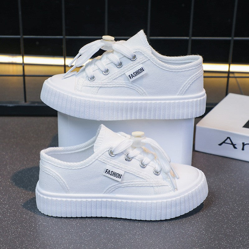 Children Sneaker Boys Casual Shoes Black Flat Student Walking Shoes Non-slip Girl Lightweight Sports Tennis Footwear