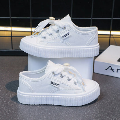 Children Sneaker Boys Casual Shoes Black Flat Student Walking Shoes Non-slip Girl Lightweight Sports Tennis Footwear