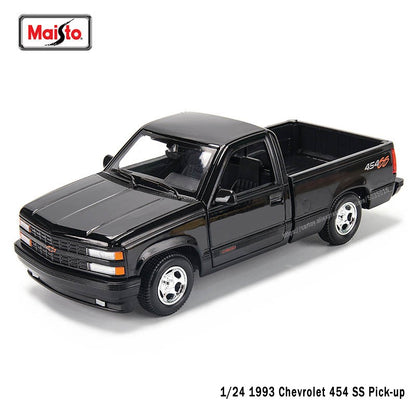 Maisto 1:24 1993 Chevrolet 454 SS Pick-up simulação liga carro modelo artesanato decoração coleção brinquedo ferramenta presente de aniversário