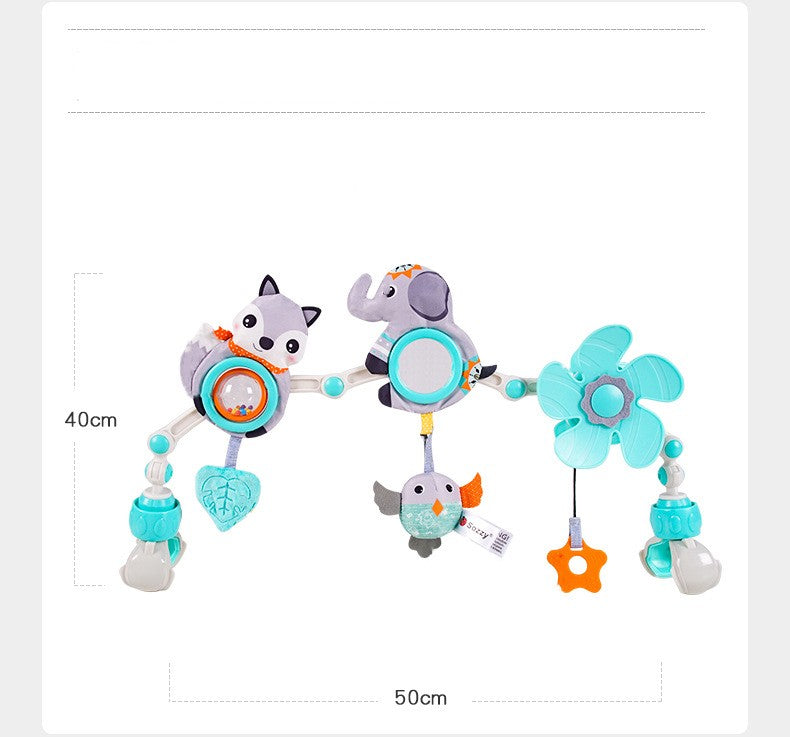 Children Activity Arch Toys Sensory Development Fine Motor Skills Toys Collapsible Hanging Mobile Toys Baby Car Seat Toys Gift