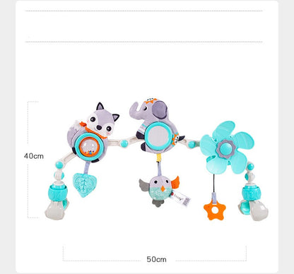 Children Activity Arch Toys Sensory Development Fine Motor Skills Toys Collapsible Hanging Mobile Toys Baby Car Seat Toys Gift