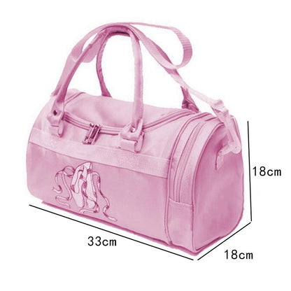 Shoulder Ballet Dance Bags Pink Girls Ballet Sports Dance Shoulder Bag Rucksack Embroidered Bags For Child Girls