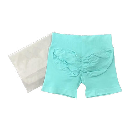 D-logo Impact Shorts Seamless Scrunch Bum Workout Gym Shorts Low Ribbed Waist Band Yoga Short Booty Hight Stretch Running shorts