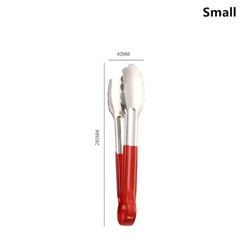 ?CC55?9/12/14inch Stainless Steel Food Clip Kitchen Restaurant Baking Bread Clip Multifunctional Barbecue Clip Steak Clip