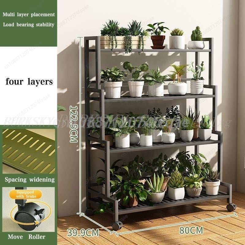 Plant Stand Flower Rack 3 Or 4 Tier Flower Pot Shelf Storage Organizer Display Rack For Indoor Garden Balcony Floor Stand