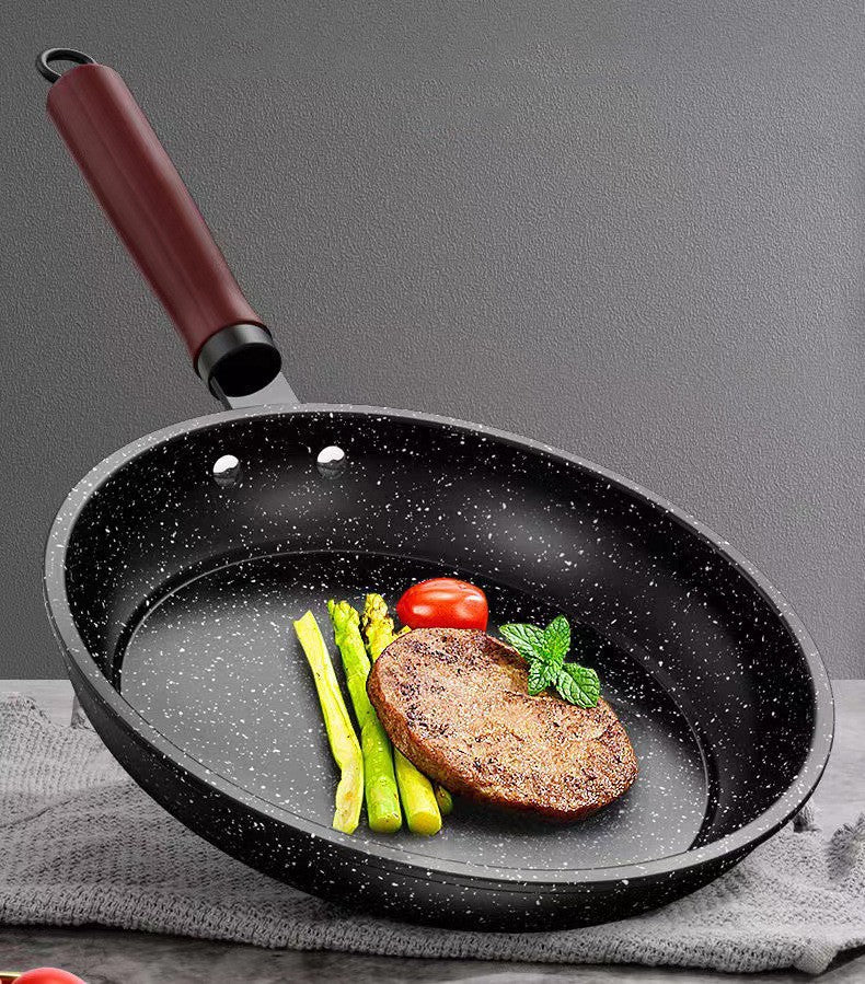 30cm Frying Pan Wok Pan Non-Stick Pan With Cover Household Kitchen Utensils Induction Gas Stove Universal Pot Steak Pancake Pan