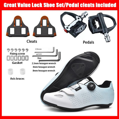 MTB Cycling Shoes Men Sports Dirt Road Bike Shoes Flat Speed Cycling Sneakers Flats Mountain Bicycle Footwear SPD Cleats Shoes