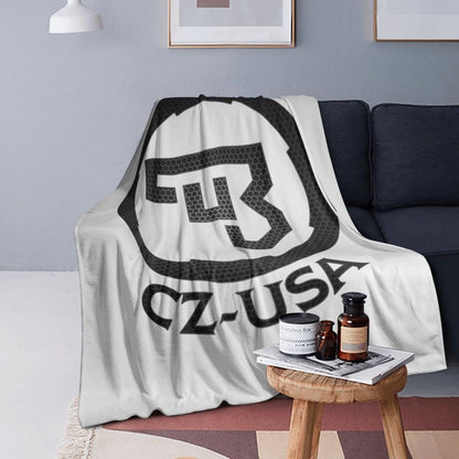 Ceska Zbrojovka CZ Blankets Flannel Sofa Throw Blanket Multi-function for Couch Bedding Outdoor Throws Bedspread Quilt