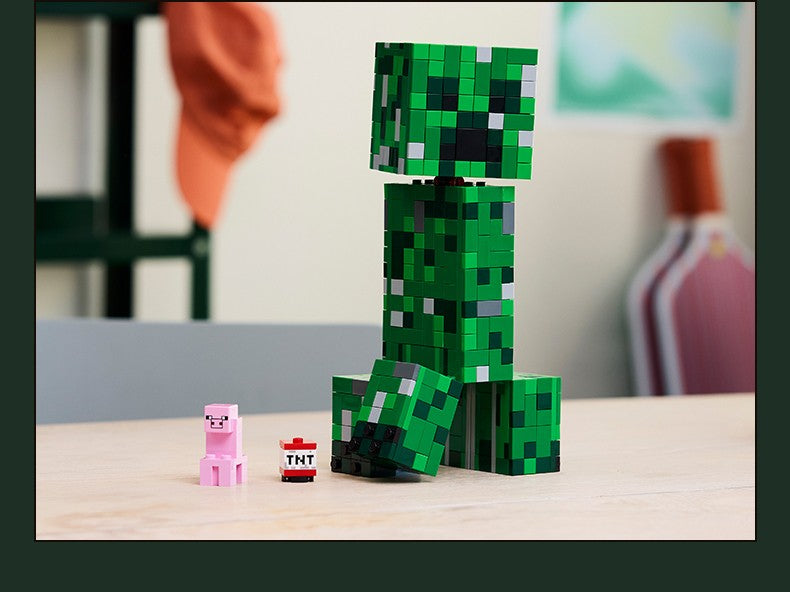 Lego Minecraft 21276 Creeper Brinquedo de Blocos de Montar Presente Dia das Crianças