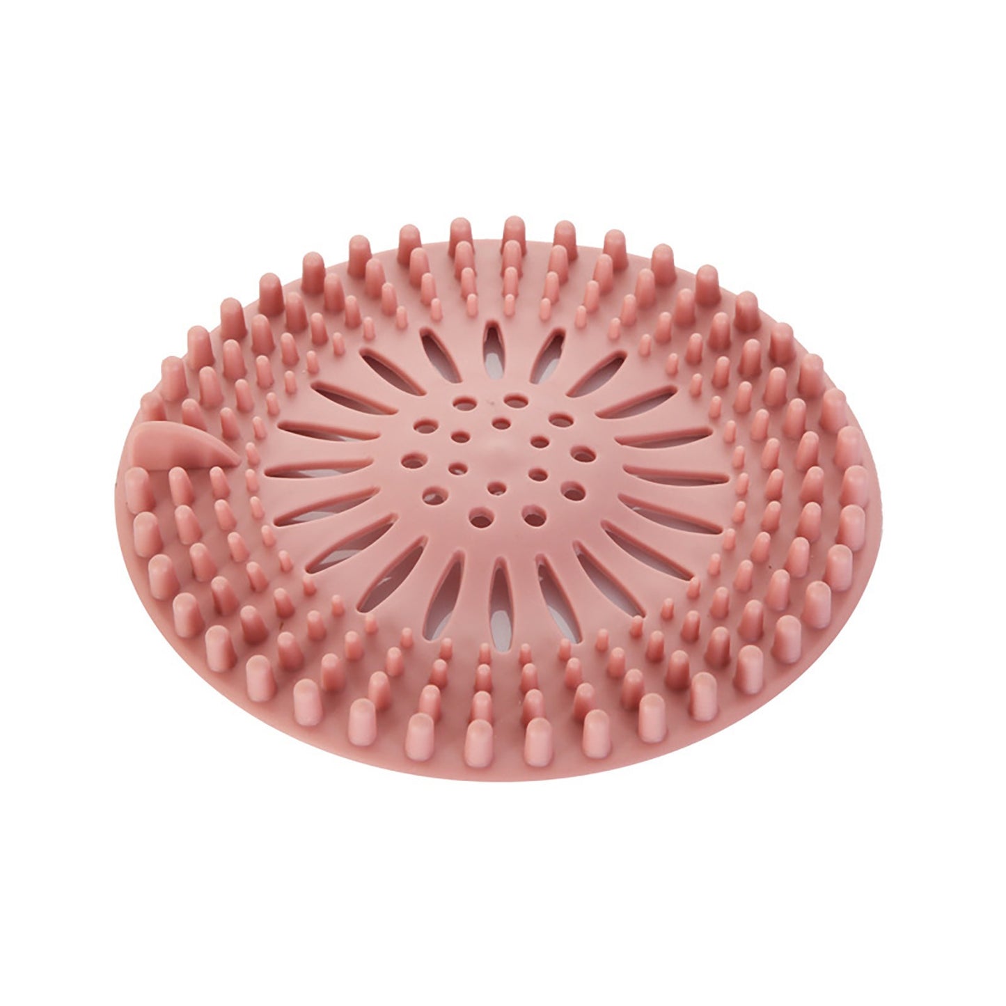 Silicone Drain Hair Catcher with Suction Cup Shower Bathtub Drain Strainer Hair Filter Drain Sink Strainer Bathroom Accessories