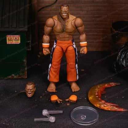 JADA Street Fighter 1/12 JADA Boneco Articulado Deejay Brinquedo Figura