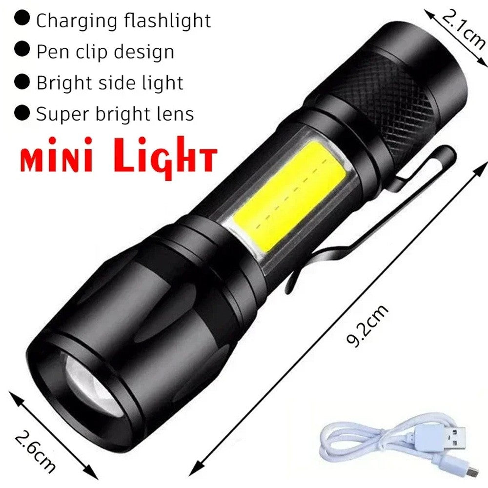 100000 Lumens Flashlight,Portable Rechargeable Tactical Torch, Life Waterproof Lantern for Outdoor Camping, Perfect Gift for Men