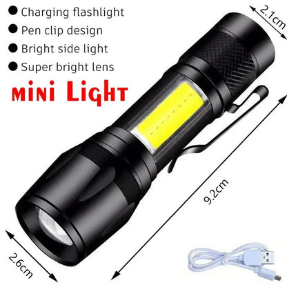 100000 Lumens Flashlight,Portable Rechargeable Tactical Torch, Life Waterproof Lantern for Outdoor Camping, Perfect Gift for Men