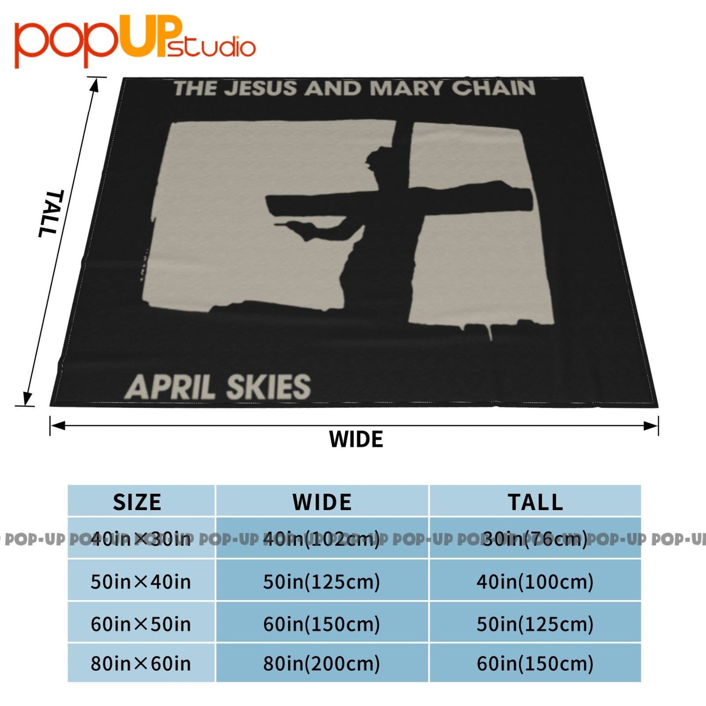 Oficial The Jesus & Mary Chain April Skies Cobertor Ultra-Macio Acolchoado Capa de Sofá de Inverno Coberturas de Cama