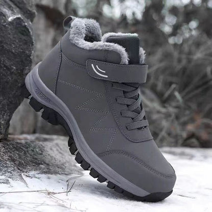 Winter velvet men's shoes Top Quality Casual Snow Boots Waterproof Warm Men boots Outdoor male Trekking Sneaker Botas Zapatos