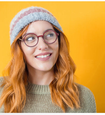 Óculos de Grau de Acetato Redondos Grandes da Moda para Mulheres Óculos Redondos de Tamanho Grande para Homens Design Alemão Flexível com Grau