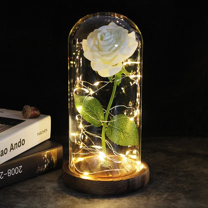 2026 Drop shipping Galaxy Rose Artificial Flowers Beauty and the Beast Rose Wedding Decor Creative Valentine's Day Mother's Gift