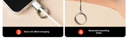 Crossbody Lanyard Necklace Strap Universal Mobile Phone Adjustment Long Hanging Rope with Clip Anti-Lost Lanyard