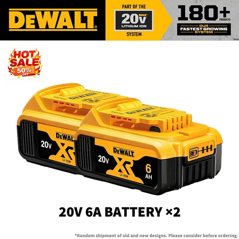 ??DCB609 Bateria Original Dewalt 20V/60V 9.0Ah 18650 Li-Ion para Ferramentas Elétricas DCB205 DCB206 Carregador de Bateria para Ferramentas sem Fio