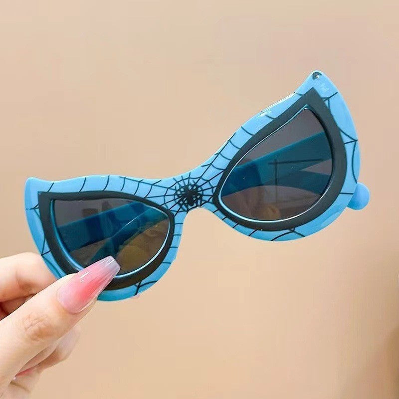 Marvel Avengers Cartoon Plastic Flexible Frame Sunglasses Spider-Man Iron Man Captain America-Kids Eyewear Toy Festival Gift