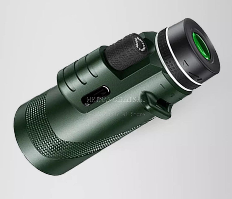 Telescópio Portátil Zoom HD 80X100 Dobrável de Longa Distância Mini Telescópio Potente para Caça Esportes Acampamento ao Ar Livre Viagens