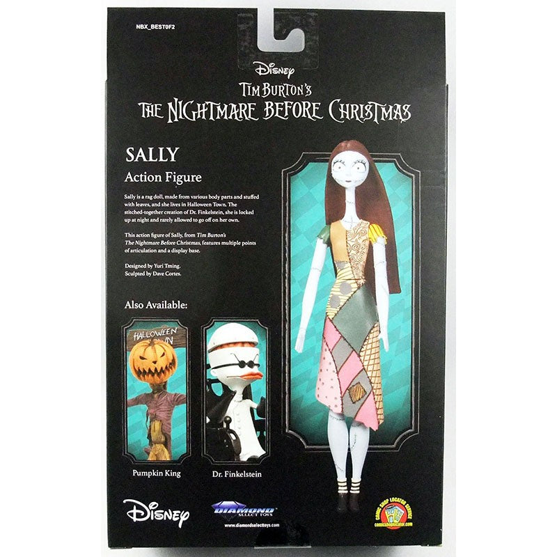 Diamond Select Toys DST O Estranho Mundo de Jack Dr. Finkelstein Pumpkin King Sally Boneco Articulado