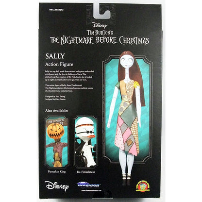 Diamond Select Toys DST O Estranho Mundo de Jack Dr. Finkelstein Pumpkin King Sally Boneco Articulado