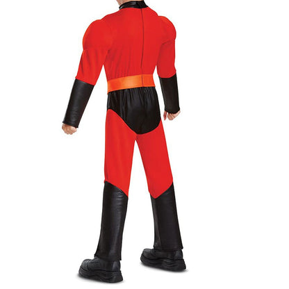 Adult The Incredibles Cosplay Costume Anime The Incredibles Red Jumpsuit Bodysuit Mask Full Set Halloween Costumes for Men Women