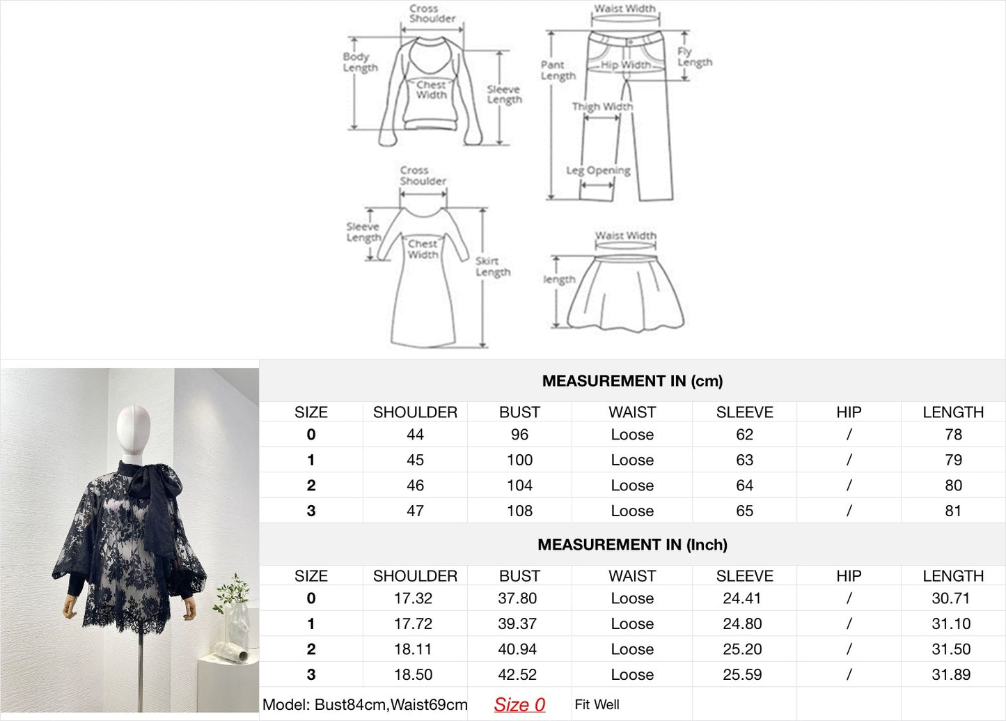 Milk Tea Color Long Sleeve Lace See Through Blouse Tops 2025 New Design