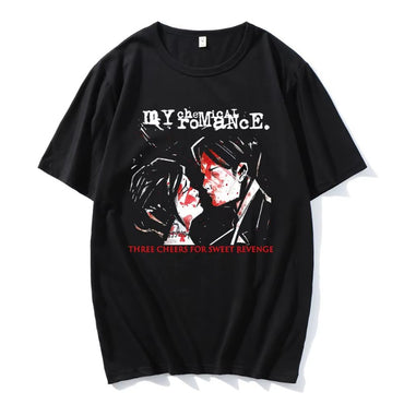 Hot Sale Couple Tshirts My Chemical Romance Mcr Dead Emo Popular Style 100% Cotton T-shirts Fashion Funny Comfortable T-shirt