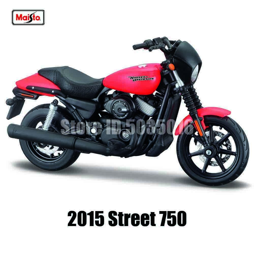 Maisto 1:18 Harley-Davidson Motorcycle 2022 Road King Fat Bob 114 Pan America 1250 Alloy Motorcycle Model Toy Car Collection