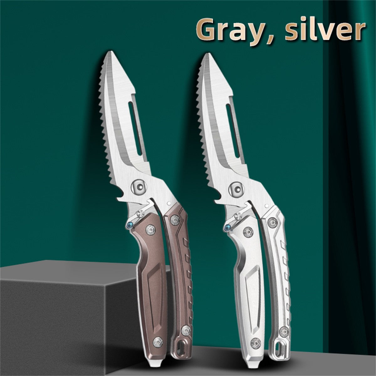 Heavy Duty Poultry Shears - A Must Have Kitchen Shears for Chicken and Meat Cutting - Stainless Food Kitchen Scissors