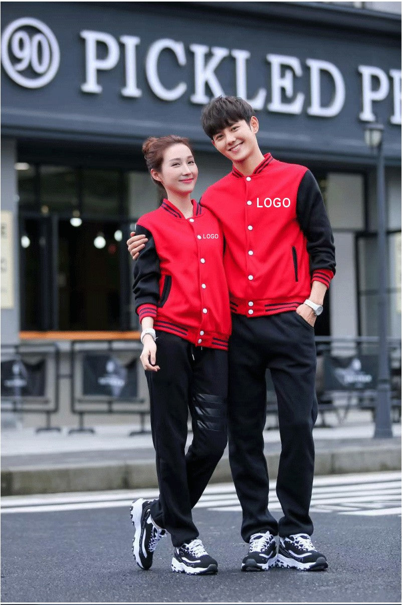 High Quality Baseball Uniforms Warm Jacket All-match Plus Velvet Jacket Custom Printing Embroidery LOGO Costume Varsity Jacket