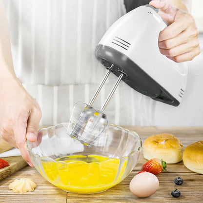 Espumadores de Leite 100W 7 Velocidades, Mini Misturador, Liquidificador de Alimentos, Processador de Alimentos Multifuncional, Batedor de Creme de Cozinha, Ferramentas Elétricas de Cozinha