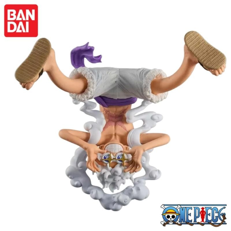 Em estoque Bandai Original One Piece Banpresto Koa Artist Luffy King Gear 5 Anime Figures Modelo Decoração Brinquedo Ornamento Presente
