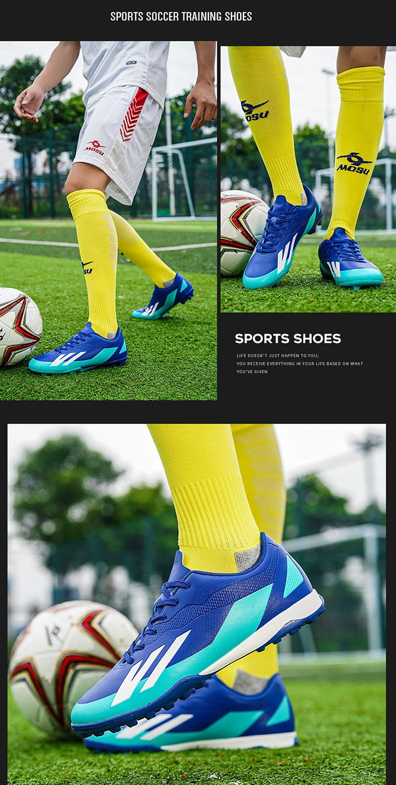Men High Quality Football Shoes Society Cleats Fast Soccer Shoes Professional Indoor Football Field Boots TF/FG Grass Training
