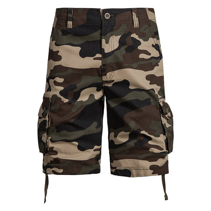 Loose camouflage beach five pants men's summer cotton thin section in the pants summer work casual shorts