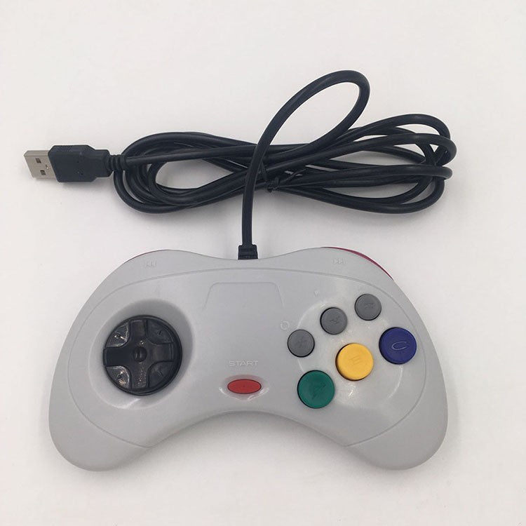 Game Controller USB Wired Singles Game Controller PC Computer Game Singles Controller
