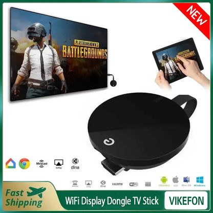 Chromecast Google Wireless WiFi Mirascreen Dongle HDMI-compatível HD Display Streaming de Mídia de Vídeo para TV Casa Inteligente para iOS/Android