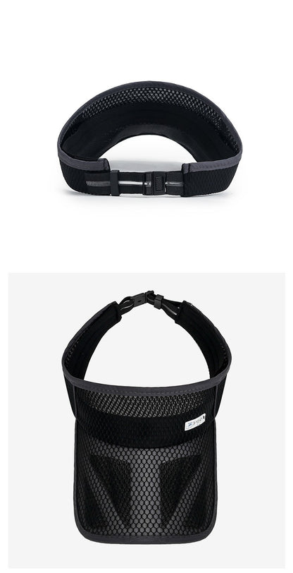 New Summer Sports Women Mesh Extended Brim Air Sun Hats Visor UV Protection Top Empty id Outdoor Men Golf Running Sunscreen Cap