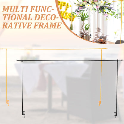 Over The Table Rod Stand Balloon Arch Stand Adjustable Table Arch Hanging for Wedding Birthday Party Christmas Anniversary Decor