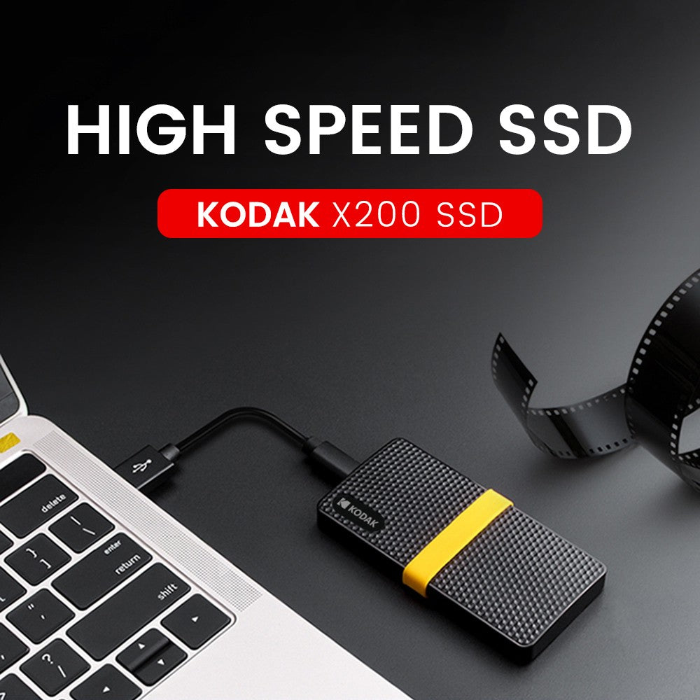 KODAK USB3.1 GEN2 SSD 1TB Disco Rígido Externo 128GB 256GB 512GB 1TB Mini PSSD de estado sólido para PCs laptops disco duro externo