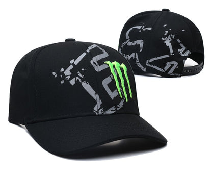 30 styles Monster Energy Embroidered Baseball Hat Summer Men's and Women's Sunscreen Duck Tongue Hat Racing Baseball Hat